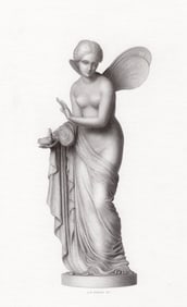 Wolf von Hoyer Psyche 1857 engraving