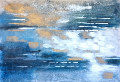 Manuel Duharte Original Painting Playa Bonita 70 x 46 inches