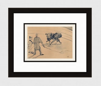 Toulouse Lautrec Color Lithograph Circus Ltd ed