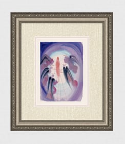 1960 Salvador Dali Joy Blessed Authentic Woodcut