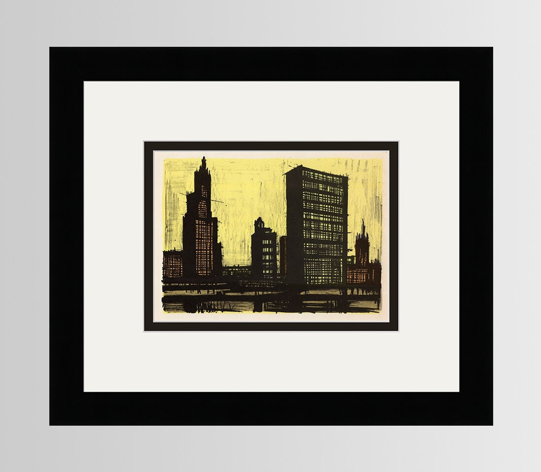 Bernard Buffet New York IX 1967 lithograph (1 of 2)