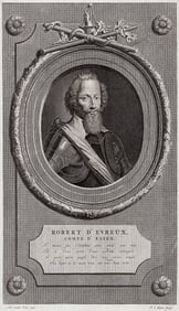 Adriaen van der Werff 1697 Engraving Robert Devreaux Framed