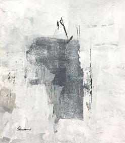 Gudrun Newman Wink Wink II Original Painting 14 x 16 inches