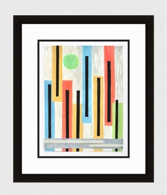 Mathis Original Gouache Contrasts Framed Swiss