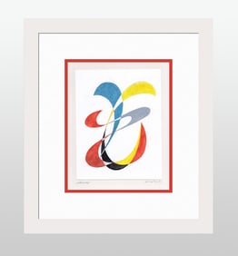 Mathis Original Gouache Wild Movements Framed Swiss