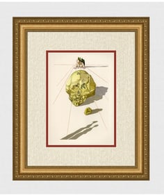 1960 Salvador Dali Hypocrites Authentic Woodcut