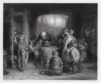 William Mulready The Last In 1850 engraving