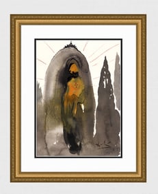 Salvador Dali 1967 Original Psalm of David Framed Lithograph