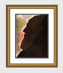 Dali 1967 Original Biblia Sacra Abram Lithograph Framed