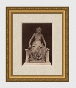 1898 EDWARD ONSLOW FORD Antique Print Knowledge FRAMED COA