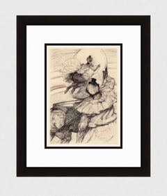 Toulouse Lautrec Color Lithograph Circus Ltd ed