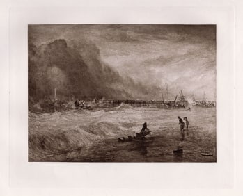 Joseph Mallord William Turner Yarmouth 1890 print