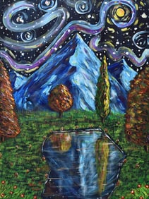 Arthur Kinslow Original Painting Quiet Beauty 30 x 40 Inches