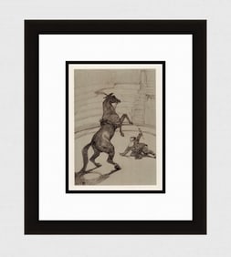 Toulouse Lautrec Color Lithograph Circus Ltd ed