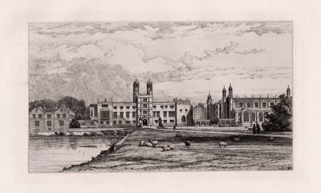 Robert Kent Thomas Stonyhurst College 1881 etching