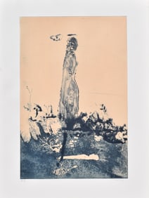 Theatrical Jorge CASTILLO Aquatint Etching Yerma's Sadness Hand Signed