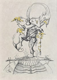 Salvador Dali Pantagruel Lithograph Signed Limited Framed