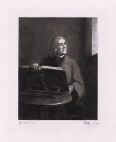 Thomas Gainsborough The Parish Clerk 1874 etching