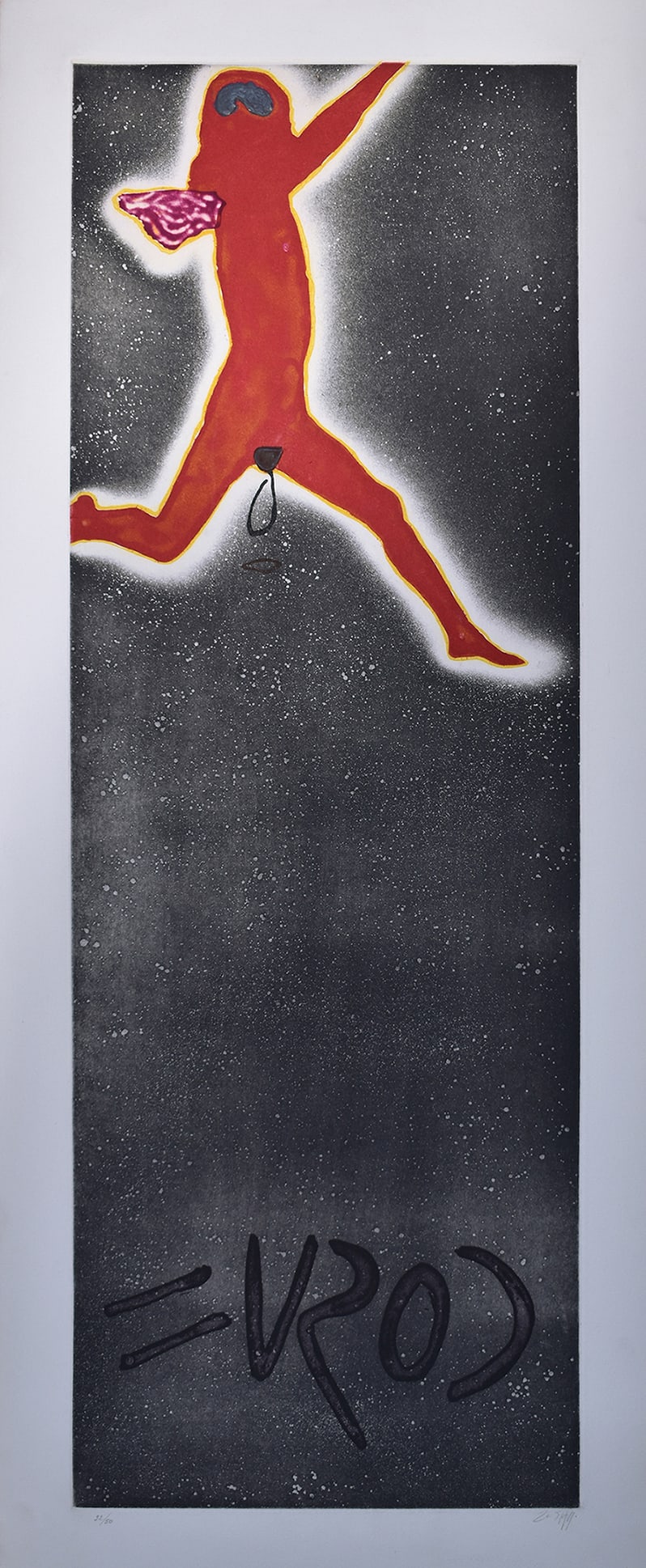 Zush Evru 1982 Etching Aldous Odrud Signed Numbered: Zush-Evru (Albert Porta Zush). Aldous Odrud. Carborundum etching with aquatint and etched bas relief on Guarro Paper. Year: 1982. Hand Signed and numbered in pencil. Edition: Numbered from 50. Conditi