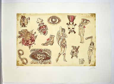 Dr. Lakra Original Color Lithograph Signed and Numbered Ltd. Ed. 50