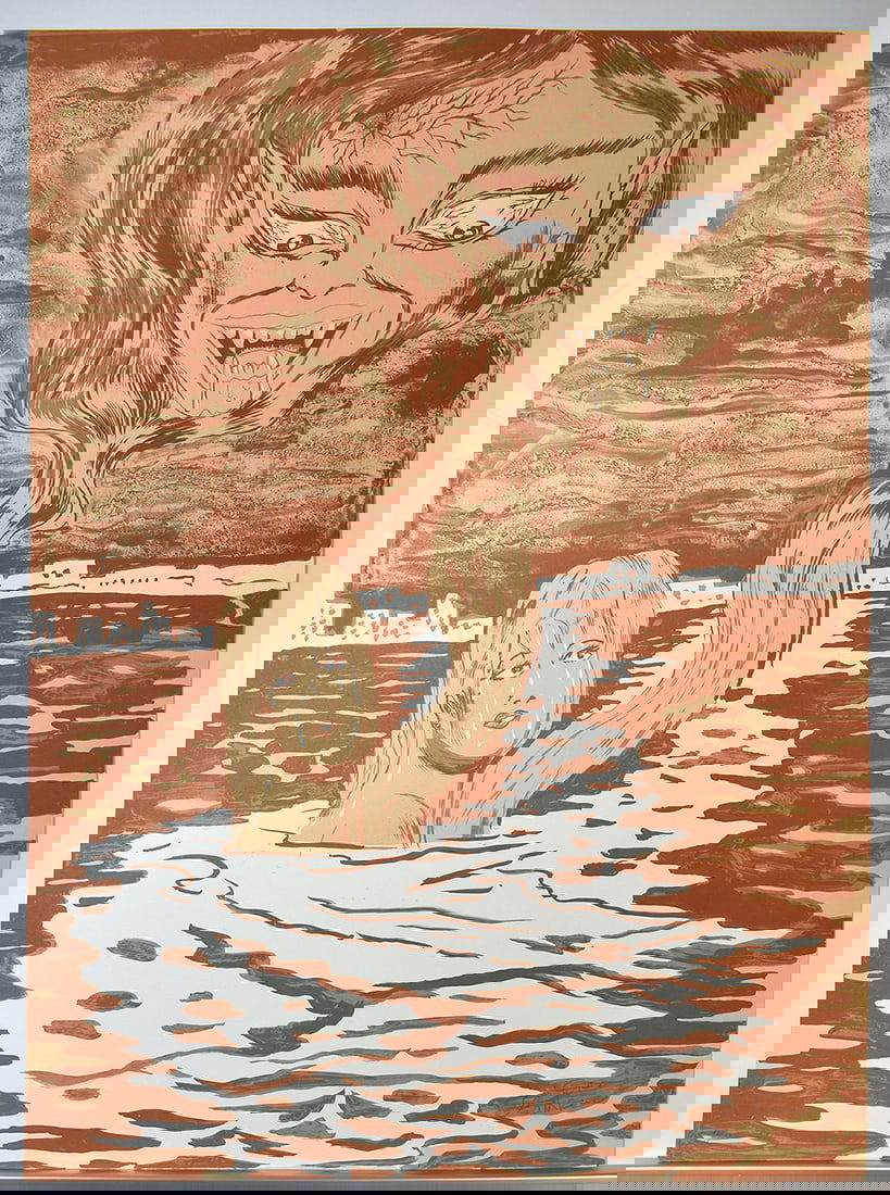 Dr. Lakra Original Color Lithograph Signed and Numbered Ltd. Ed. 50 (1 of 3)