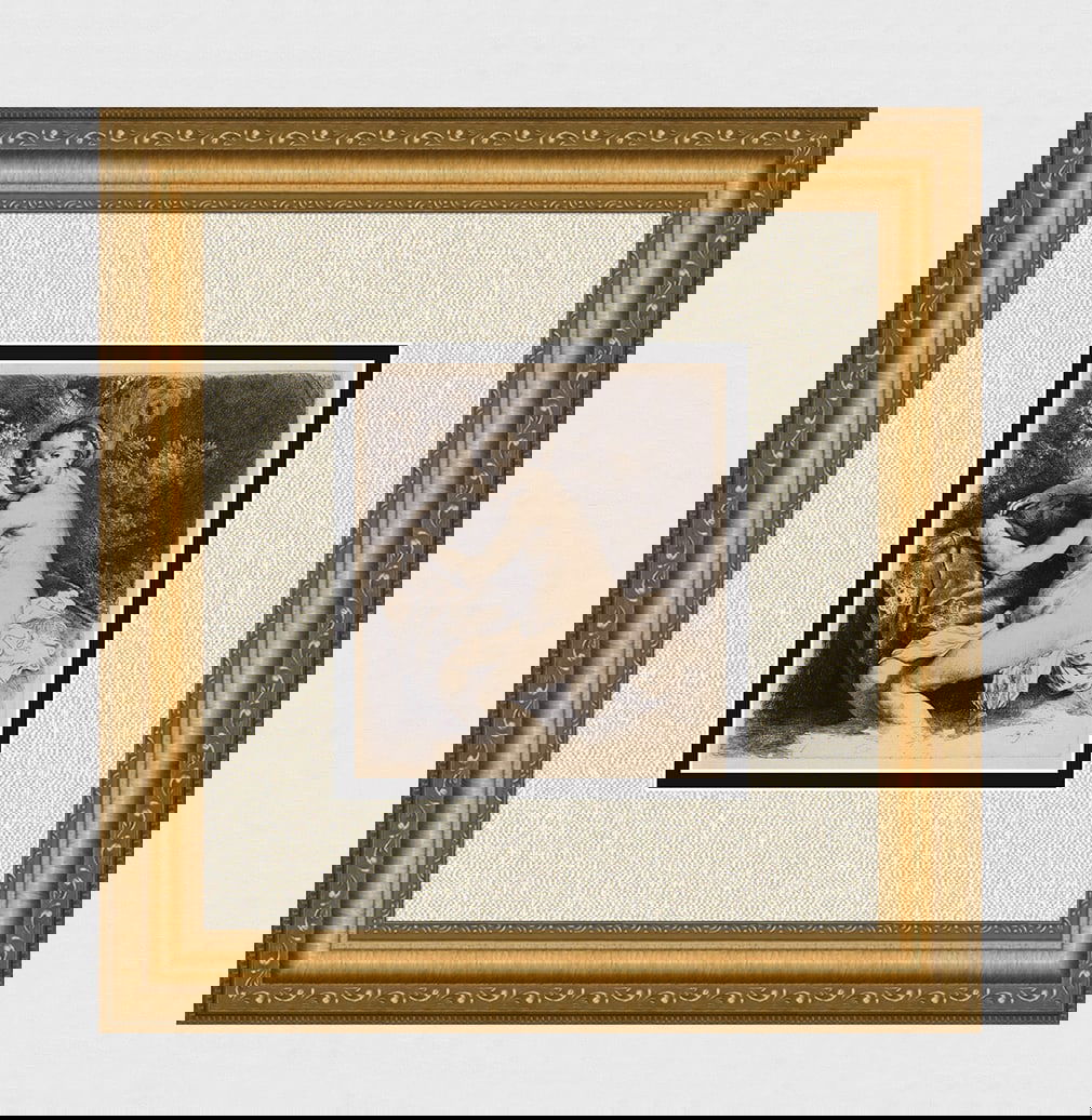 1800s REMBRANDT B201 Diana at the Bath DURAND: After Rembrandt Harmenszoon Van Rijn (1606-1669). Title: Diana at the Bath. Medium: Antique hand pulled copper plate etching on laid paper after the original by master etcher Amand Durand (1831 - 1905