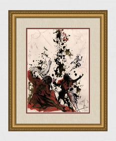 Dali The Transfiguration Framed 1967 Original Lithograph