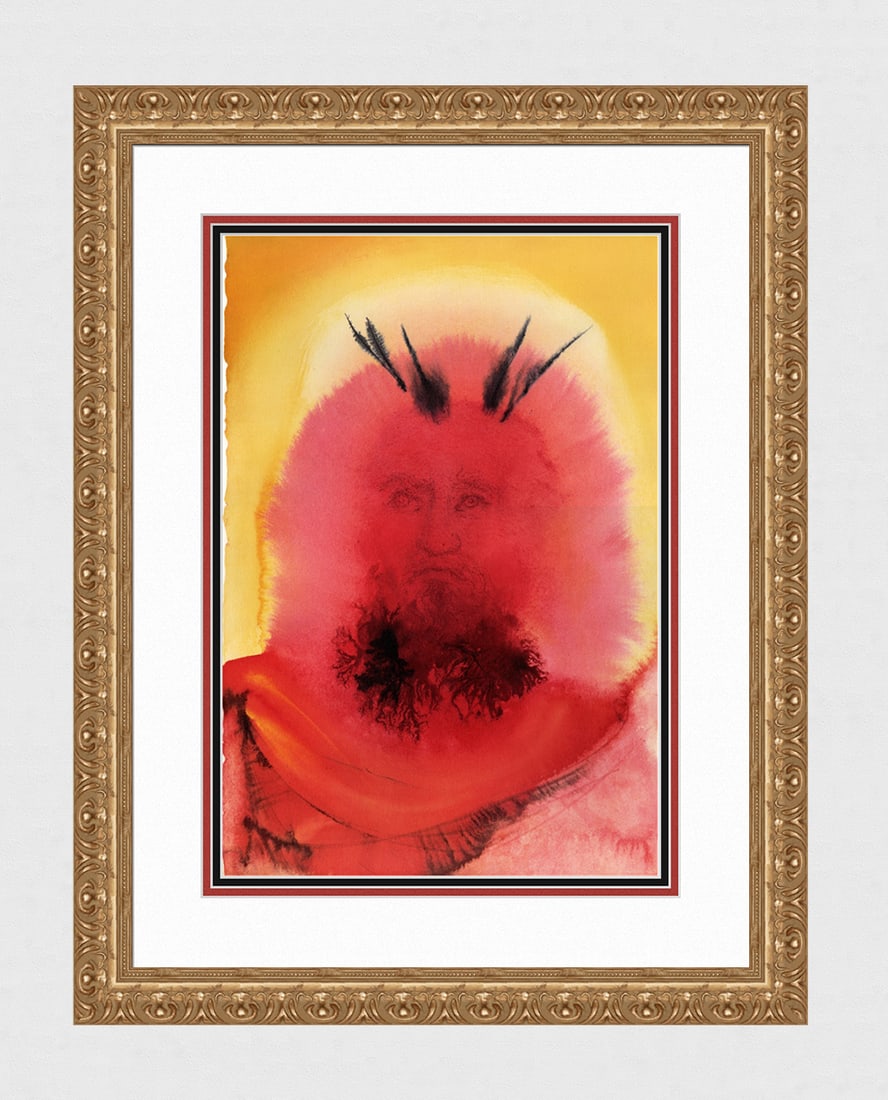 Dali 1967 Original Lithograph Moses Descends Sinai Framed (1 of 4)