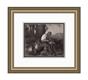 Alphonse Legros The Tinkerer 1875 print