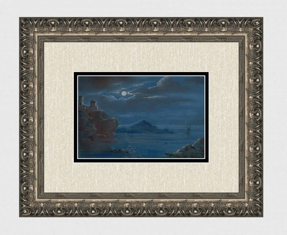 1800's Colonel Partarat Exceptional Pastel Seaside (1 of 4)