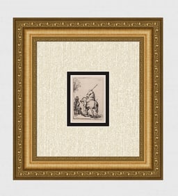 1800s REMBRANDT B139 The Turbaned Soldier DURAND