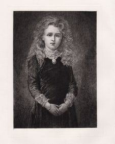 George Frederic Dorothy 1880 etching