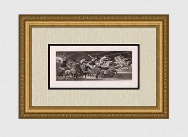 Walter Crane The Chariots of the Hour 1890 print