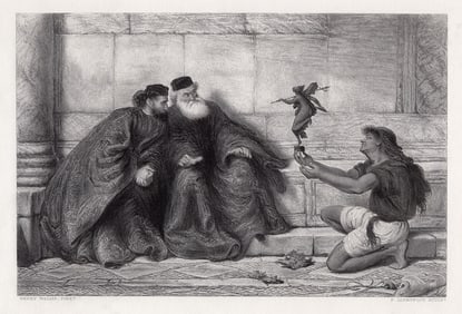 Henry Wallis Found at Naxos 1878 engraving