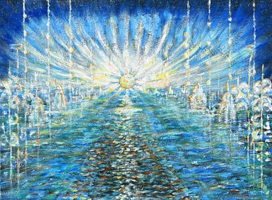 Arthur Kinslow Abstract Orginal Painting Ephermeral Whisper 30 x 40