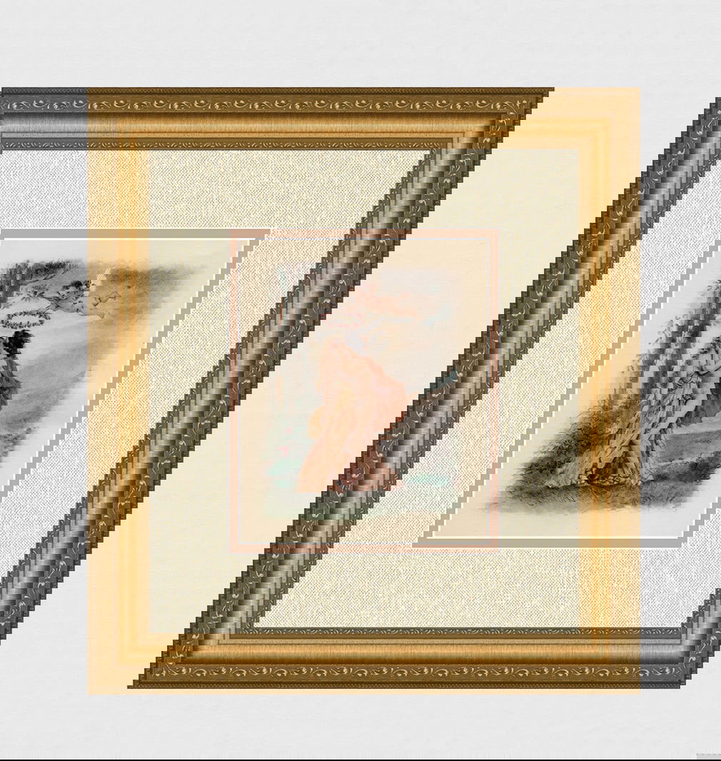 FRAMED 1955 Original PAUL-EMILE BECAT Lithograph L'Immortalité LIMITED (1 of 3)