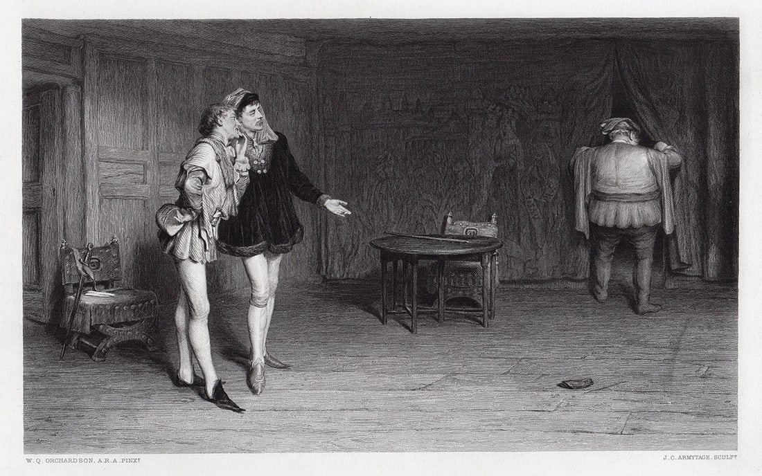 George Henry Boughton Prince Henry Poins and Falstaff (William Shakespeare's King Henry IV first (1 of 3)