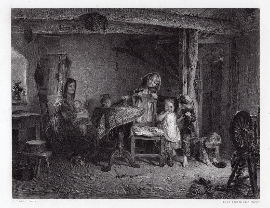 Alexander Hohenlohe Burr Playmates 1867 engraving (1 of 3)