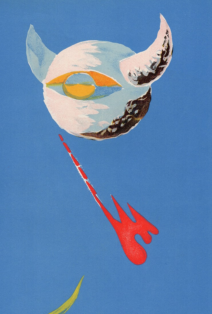 Andre Masson Moon lithograph signed - 3