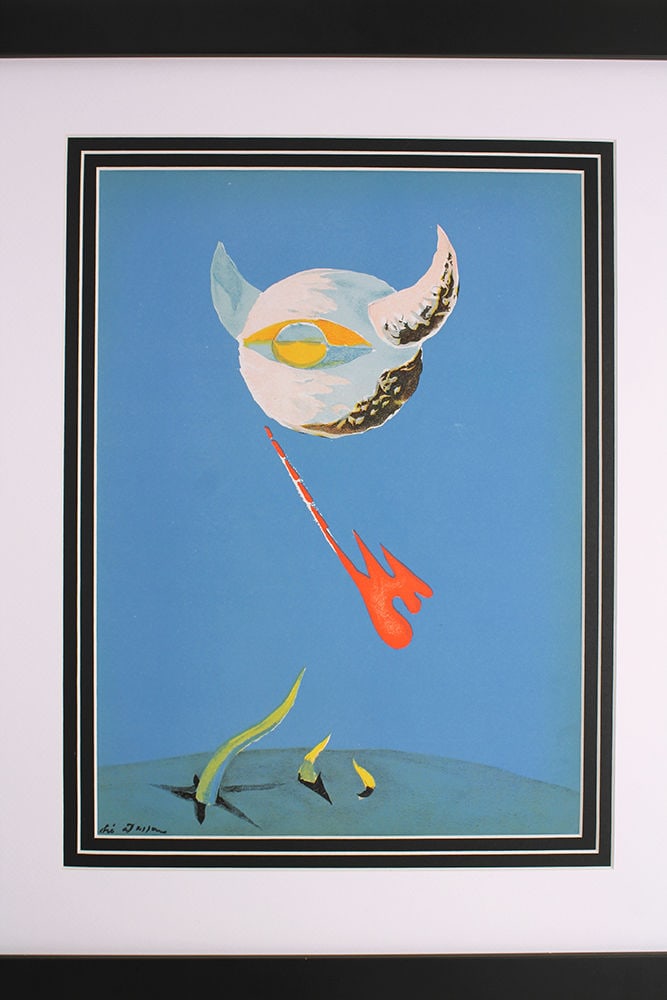 Andre Masson Moon lithograph signed - 4