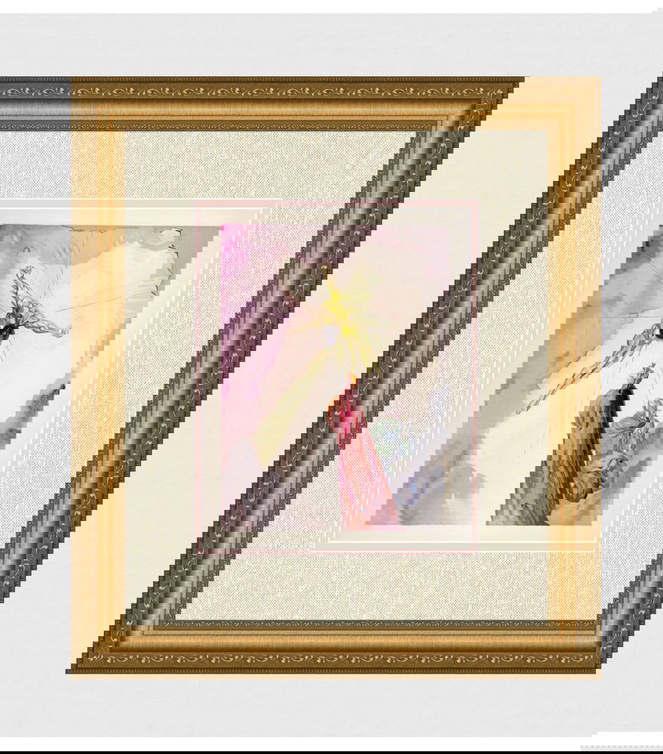 1960 Salvador Dali Christ Authentic Woodcut (1 of 3)