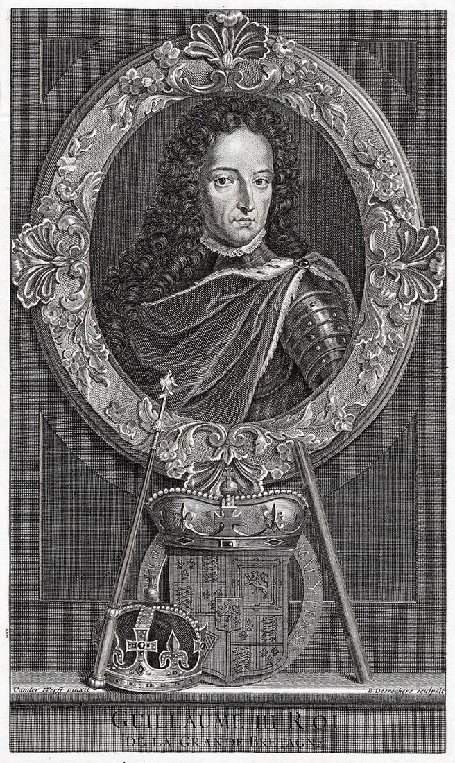 Adriaen van der Werff 1697 Engraving King William III Framed (1 of 3)