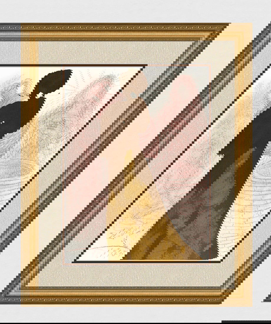 Dali 1967 In Youth Original Biblia Sacra Lithograph Framed (1 of 4)