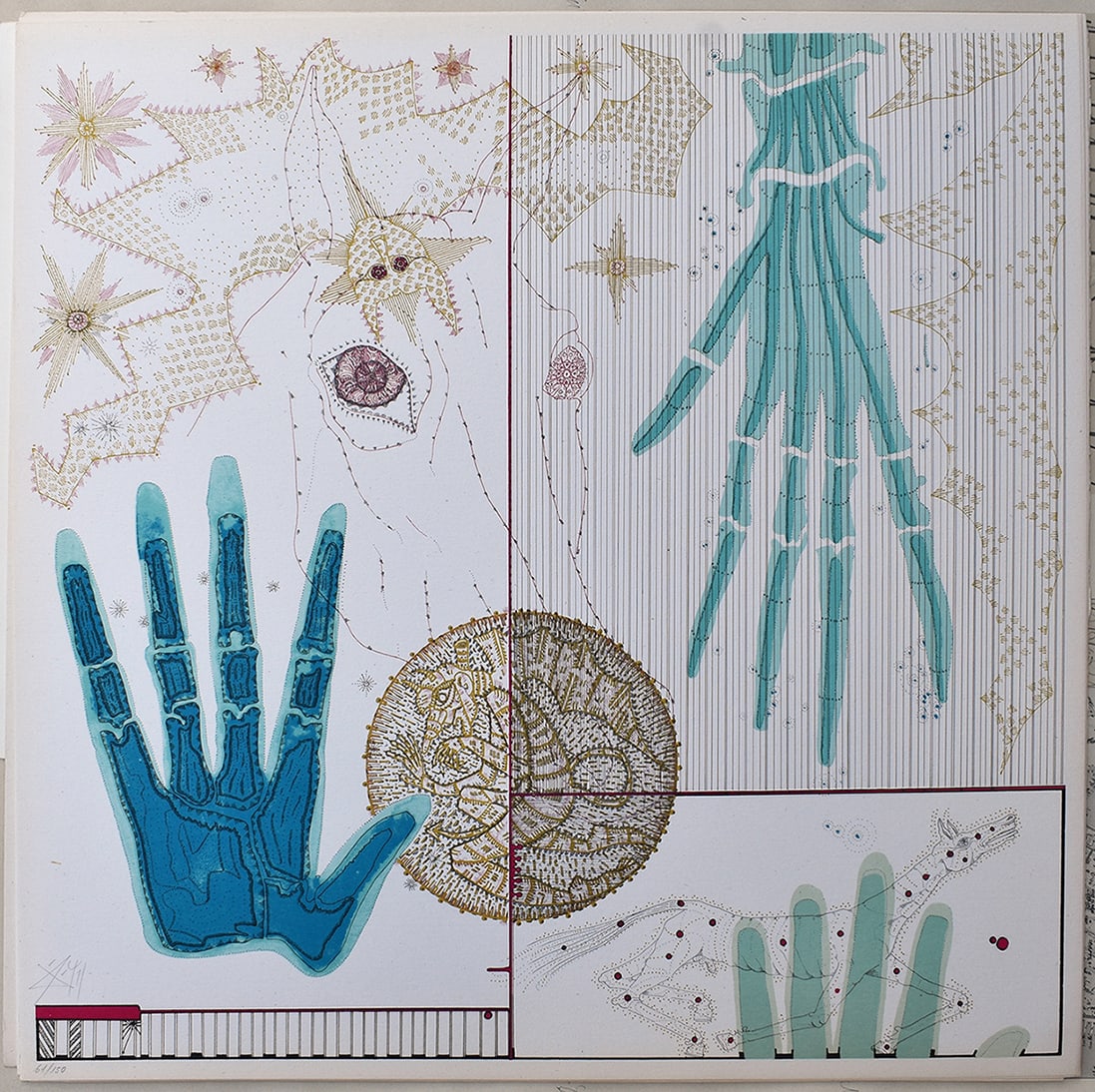 Joan Ponc 1971 Lithograph Diabloica IV Signed Numbered: Joan Ponc (1927-1984). Diabloica IV. Original Color Lithograph on Alfa Guarro Paper. Edition: 150. Year: 1971. Hand Signed and Numbered by the Artist. Condition: Excellent. Publisher: Poligrafa, S.A.