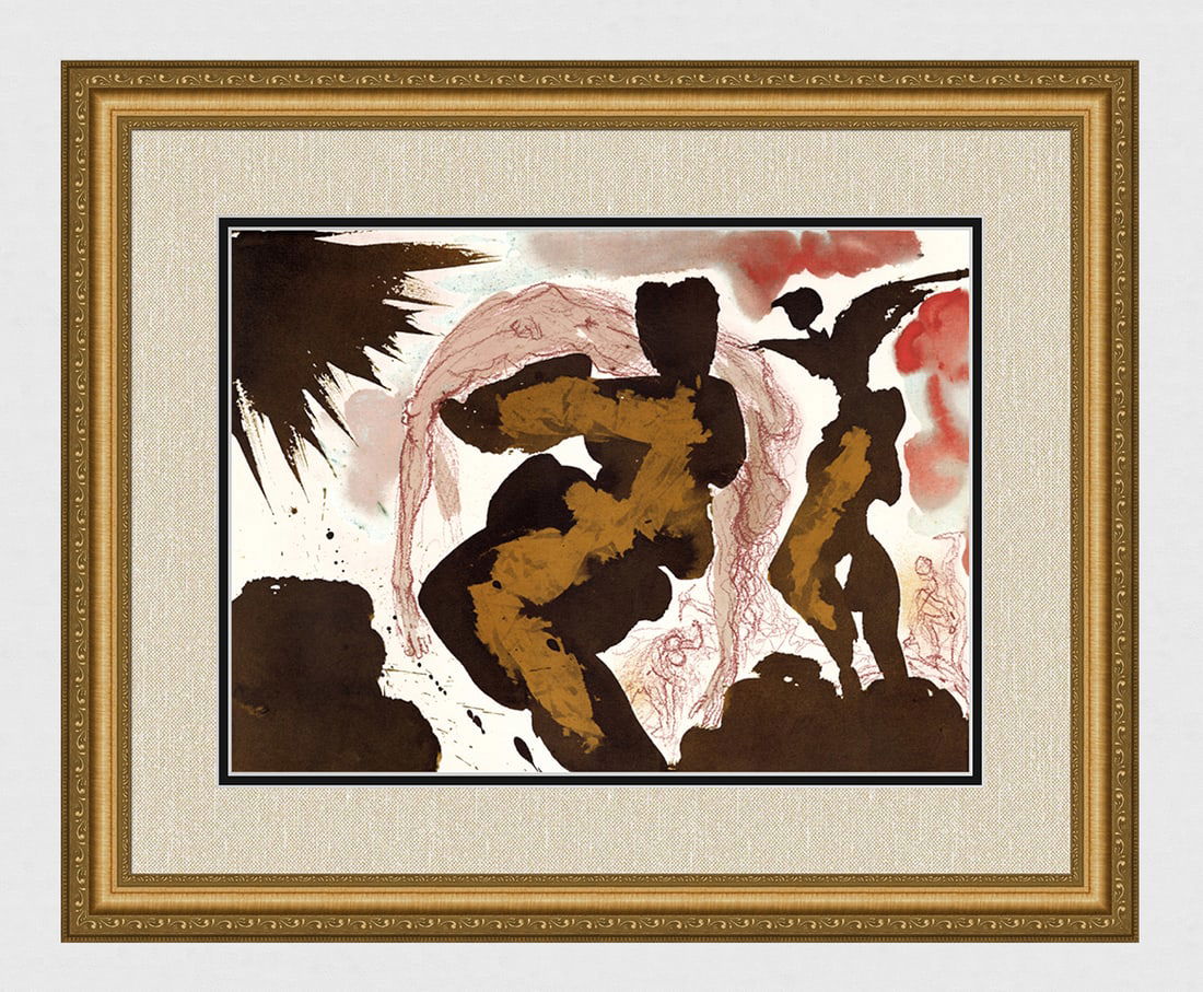 Dali The Glorious Martyrdom 1967 Original Lithograph Framed (1 of 4)