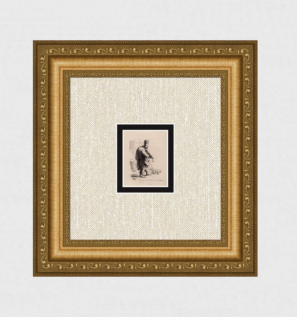 1800s REMBRANDT B138 The Blind Fiddler DURAND (1 of 4)