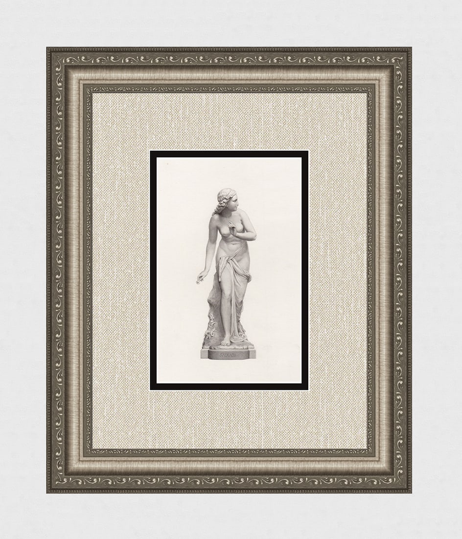 Sir Thomas Brock Salmacis 1870 Engraving Framed (1 of 3)