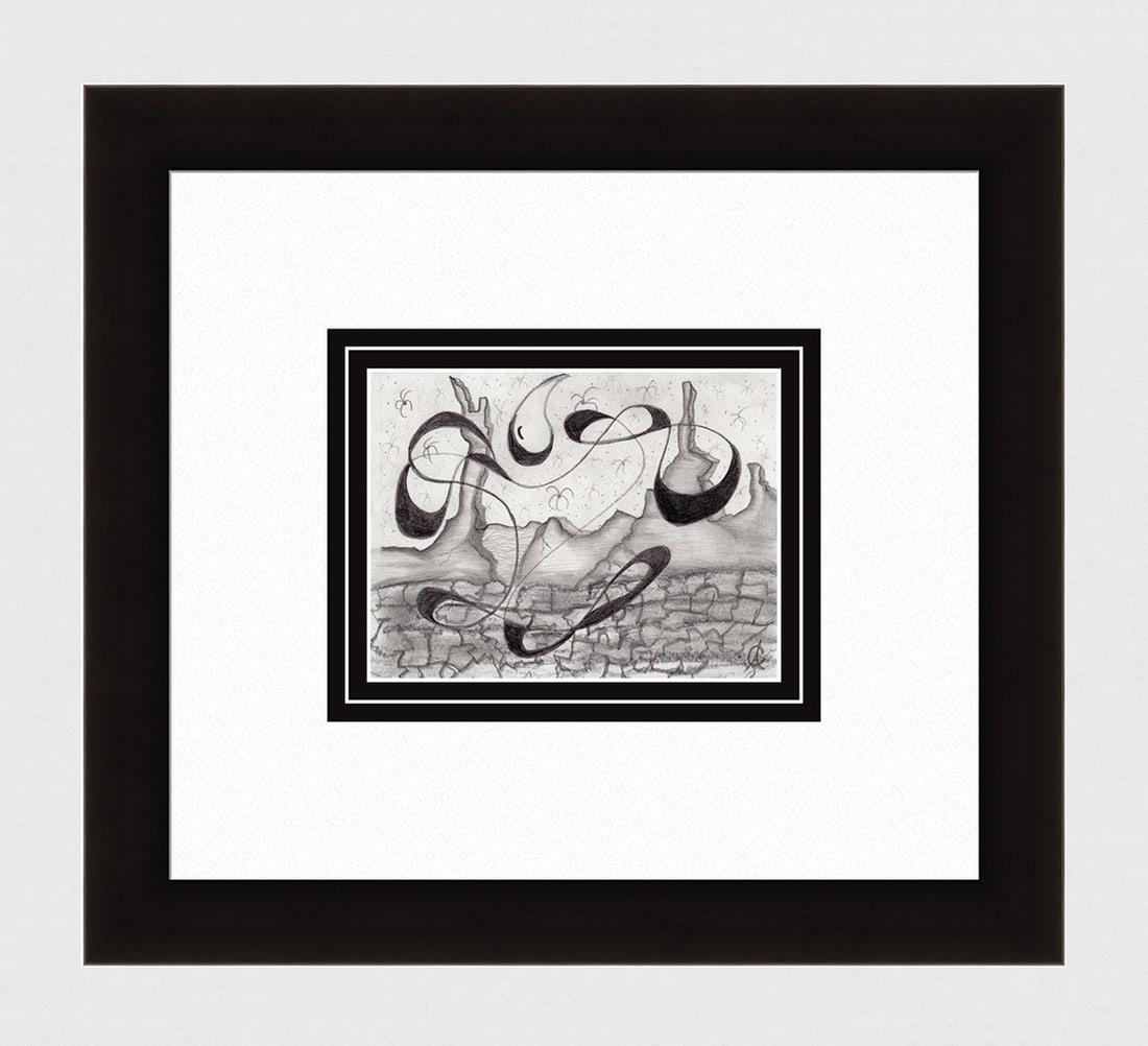 Alexander Constantine Original Drawing Daytime Signed (1 of 3)