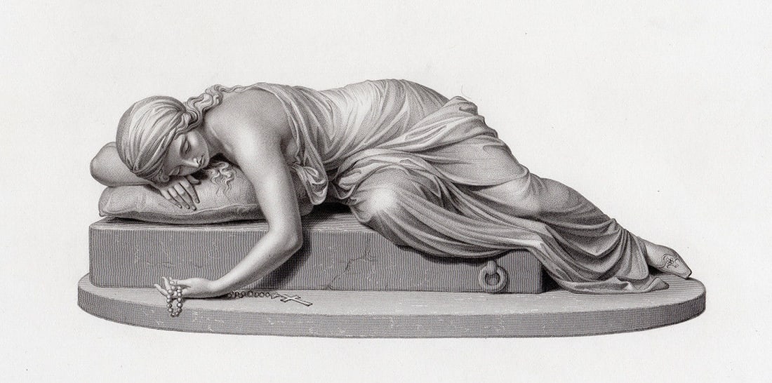 Harriet Goodhue Hosmer Beatrice Cenci 1857 engraving (1 of 2)