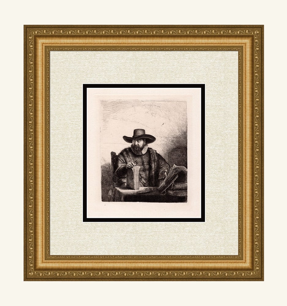 1800s REMBRANDT B271 Cornelis Claesz Anslo, Minister DURAND (1 of 3)